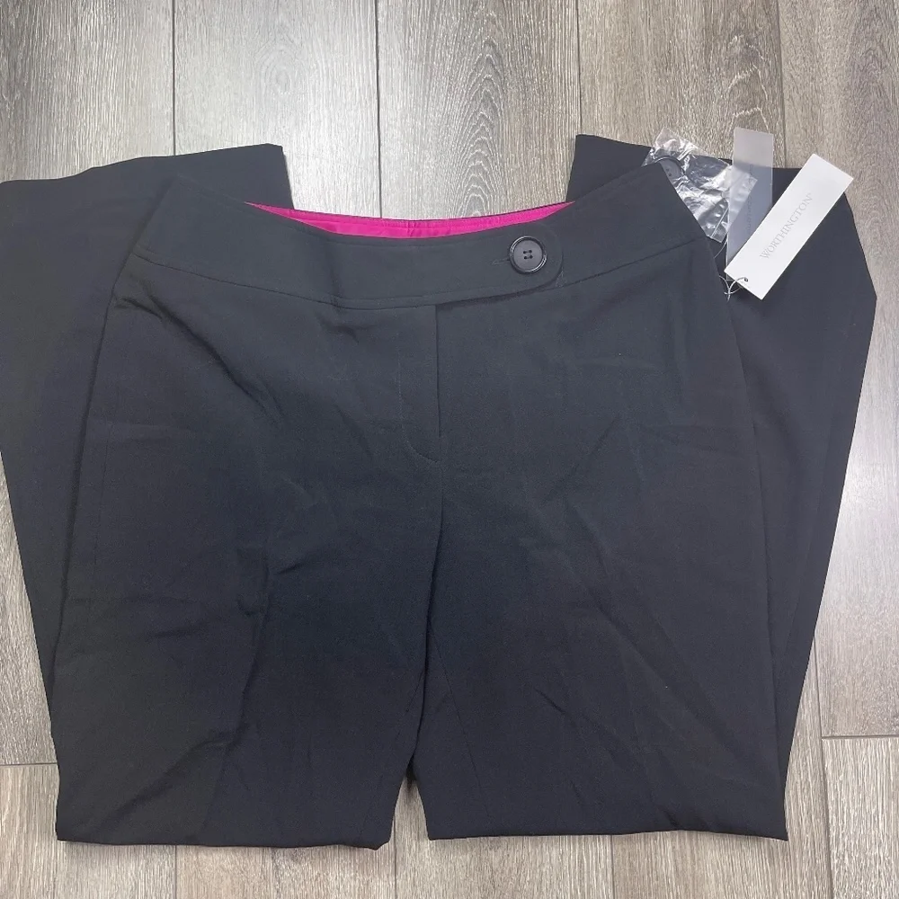 Black‎ slack pants Petite stretch - Picture 5 of 7